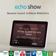 [아마존 핫딜] [아마존핫딜]Amazon Echo Show (2. Gen.) Zertifiziert und generalueberholt, Premiumlautsprecher mit brillantem 10-Zoll-HD-Display, Schwarz