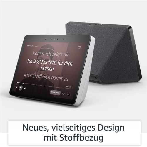  [아마존 핫딜] [아마존핫딜]Amazon Echo Show (2. Gen.) Zertifiziert und generalueberholt, Premiumlautsprecher mit brillantem 10-Zoll-HD-Display, Schwarz