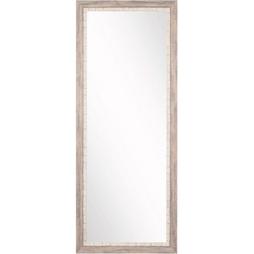  Brand: BrandtWorks BrandtWorks, LLC AZBM023NM Framed Non Beveled Leaning Mirror, 25.5 x 70.5, Light Finish