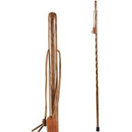 Brand: Brazos Brazos Trekking Pole Hiking Stick for Men and Women Handcrafted of Lightweight Wood and made in the USA, Brown Oak, 48 Inches