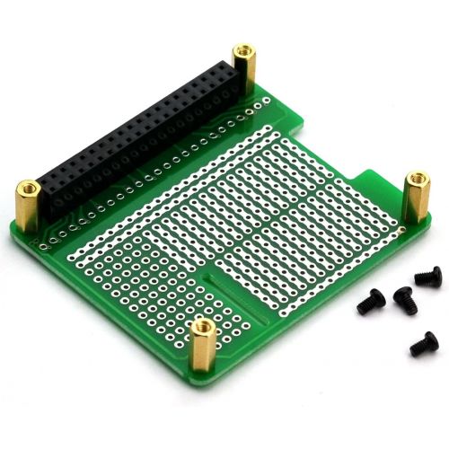  [아마존베스트]CZH-LABS Electronics-Salon 4x Prototype Breakout PCB Shield Board Kit for Raspberry Pi 3 2 B+ A+, Breadboard DIY.