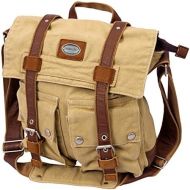 Brand: Canyon Outback Leather Goods, Inc. Canyon Outback Leather Goods, Inc. Urban Edge Grady Canvas Messenger Bag, Tan, One Size
