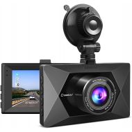 [아마존베스트]Crosstour Dash Cam 1080P FHD Mini in Car Dashboard Camera with Park Mode, G Sensor, F1.8 Super Big Aperture, 3 Inch LCD, 170°Wide Angle, WDR, Motion Detection, Loop Recording