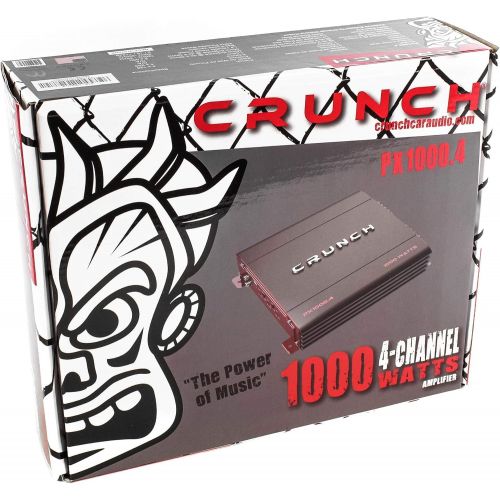  [아마존베스트]Crunch crunch PX1000.4 Power Amplifier (Class Ab, 4 Channels, 1,000 Watts)