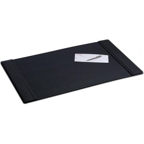  Brand: Dacasso Dacasso Black Leather 38 x 24 Side-Rail Desk Pad