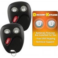 [아마존베스트]Discount Keyless Replacement Key Fob Car Keyless Entry Remote for Yukon Tahoe Suburban Silverado Sierra Avalanche Escalade LHJ011 (2 Pack)