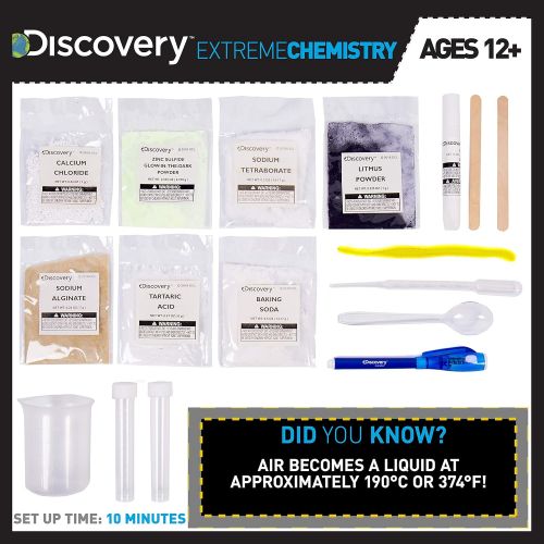  Brand: Discovery Discovery Extreme Chemistry Stem Science Kit by Horizon Group Usa, 40 Fun Experiments, Make Your Own Crystals, DIY Glowing Slime, Fizzy Eruptions, Gooey Worms & More