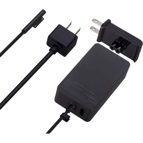  [아마존베스트]E EGOWAY 65W 15V 4A AC Power Adapter Charger for Microsoft Surface Book Surface Pro 3 Pro 4 Pro 5 Pro 6 Surface Go Surface Laptop 2 with Wall Plug and 6ft Power Cord