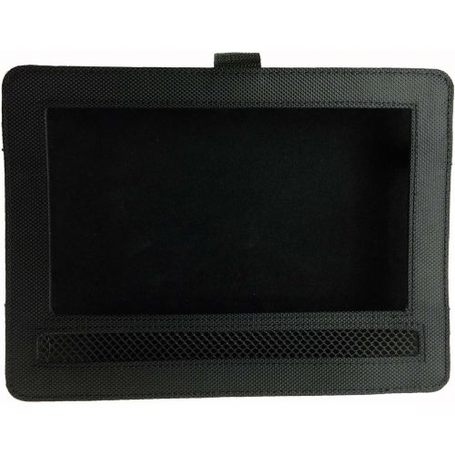  [아마존베스트]E-LU Car Headrest Mount Holder for DBPOWER 10.5 Portable DVD Player with Swivel and Flip Screen and Fits Other 10-10.5 Swivel Screen Portable DVD Player - Black