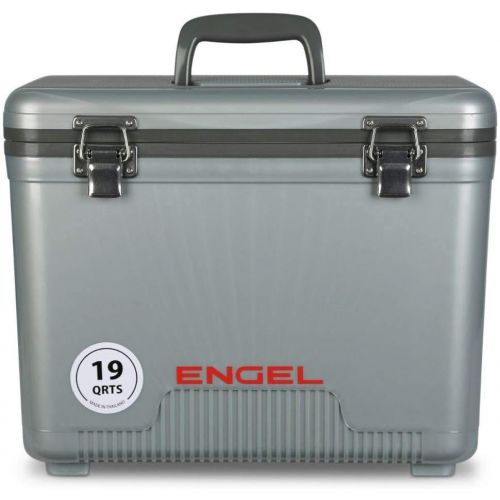  Brand: Engel Coolers Engel 19 Quart Lightweight Bait Dry Box Ice Cooler with Shoulder Strap (2 Pack)