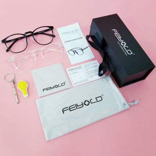  [아마존베스트]FEIYOLD Blue Light Blocking Glasses Women/Men for Computer Use,FDA Approved Anti Eyestrain...