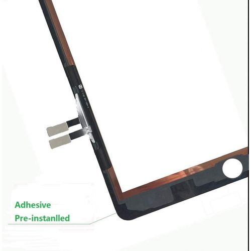  [아마존베스트]FeiyueTech White iPad 6th Gen 2018 (A1893 A1954) Touch Screen Digitizer Replacement Front Glass Assembly -Includes Camera Holder+PreInstalled Adhesive + Tools kit (Without Home But