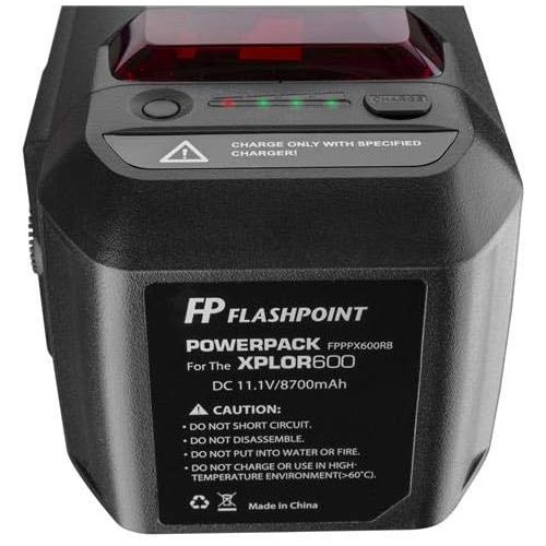  Flashpoint XPLOR 600 HSS R2 Battery-Powered Monolight Kit with XP-600 Extention Head (Bowens Mount)
