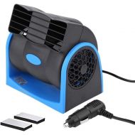 [아마존베스트]HITOPTY 12v Electric Car Dash Fan with Cigarette Lighter Plug for Auto Sedan Vehicle Pickup Van