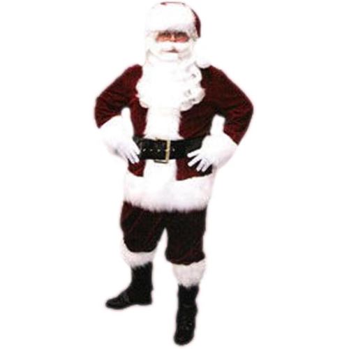  Halco Velveteen Santa Claus Suit Adult - XX-Large