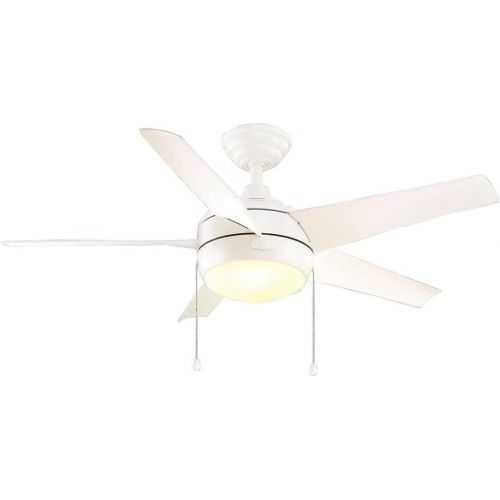 Home Decorators Collection Windward 44 inch white Ceiling Fan with light