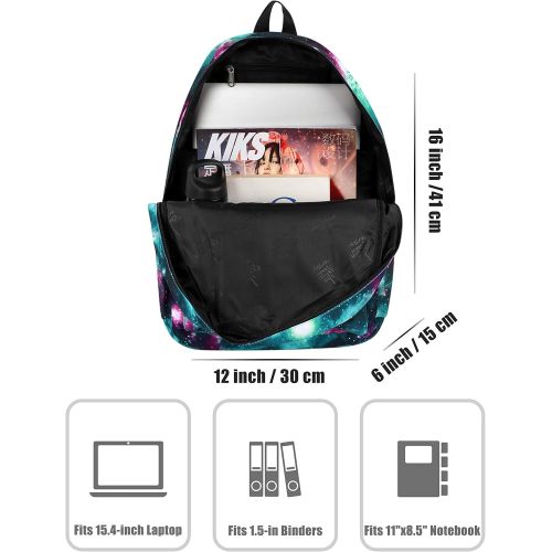  [아마존베스트]HotStyle hotstyle TRENDYMAX Galaxy Backpack Cute for School | 16x12x6 | Holds 15.4-inch Laptop