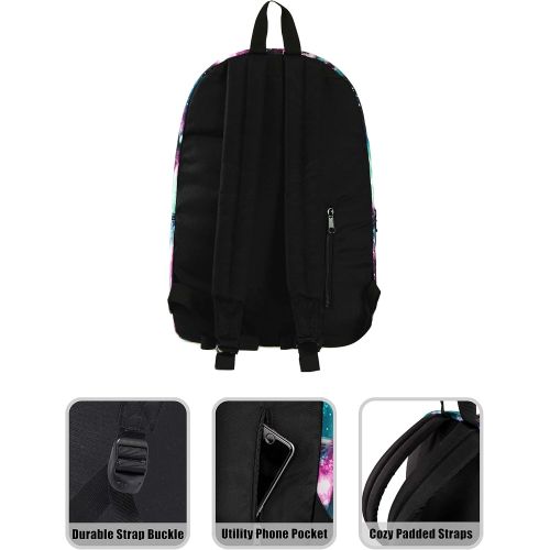  [아마존베스트]HotStyle hotstyle TRENDYMAX Galaxy Backpack Cute for School | 16x12x6 | Holds 15.4-inch Laptop