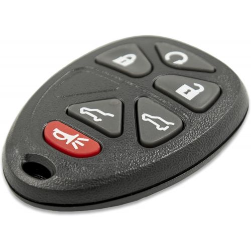  [아마존베스트]Keyless2Go Keyless Entry Car Key Replacement for Vehicles That Use 6 Button 15913427 OUC60270 Remote, Self-Programming - 2 Pack