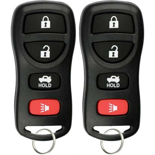  [아마존베스트]KeylessOption Keyless Entry Remote Control Car Key Fob for Nissan Infiniti KBRASTU15 (Pack of 2)