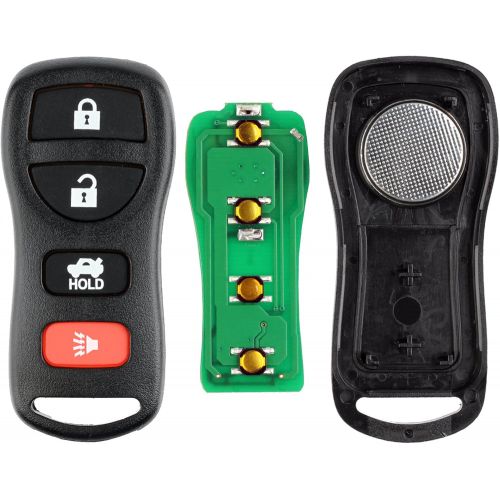  [아마존베스트]KeylessOption Keyless Entry Remote Control Car Key Fob for Nissan Infiniti KBRASTU15 (Pack of 2)