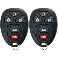 [아마존베스트]KeylessOption Keyless Entry Remote Start Control Car Key Fob Replacement for 22733524 (Pack of 2)