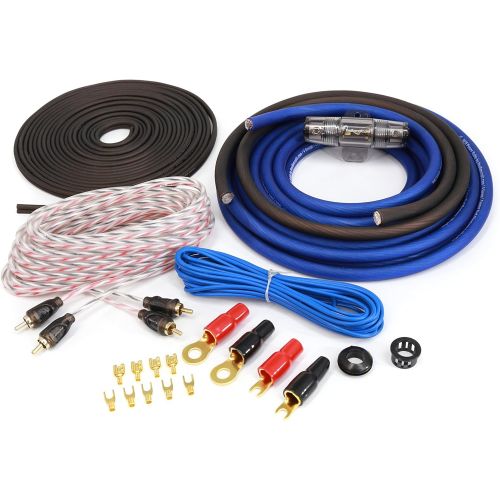  [아마존베스트]KnuKonceptz KCA Complete 4 Gauge Amp Installation Kit