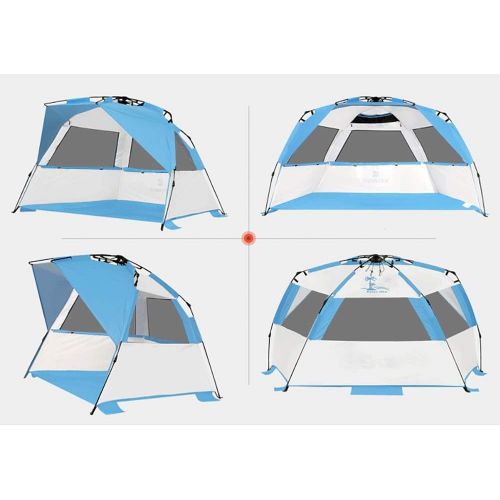  Brand: LIUFENGLONG Beach Tent Canopy Tent For Camping Fishing Hiking Picnicing Outdoor Ultralight Canopy Cabana Tents With Carry Bag UV Protection 2-3 Person Pop Up Beach Tent Portable Sun Shelter Au