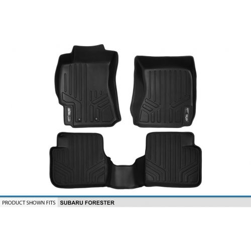  Brand: MAX LINER MAXLINER Floor Mats 2 Row Liner Set Black for 2009-2013 Subaru Forester