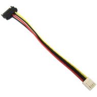 [아마존베스트]Micro SATA Cables 4-Pin Floppy Drive to 15 Pin SATA Male Power Cable