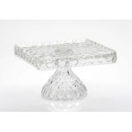 Brand: Mosser Glass Mosser Glass Elizabeth Cake Stand in Clear Crystal