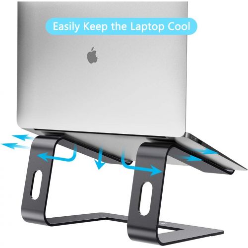  [아마존베스트]Nulaxy Laptop Stand, Ergonomic Aluminum Laptop Computer Stand, Detachable Laptop Riser Notebook Holder Stand Compatible with MacBook Air Pro, Dell XPS, HP, Lenovo More 10-15.6” Lap