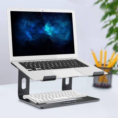  [아마존베스트]Nulaxy Laptop Stand, Ergonomic Aluminum Laptop Computer Stand, Detachable Laptop Riser Notebook Holder Stand Compatible with MacBook Air Pro, Dell XPS, HP, Lenovo More 10-15.6” Lap