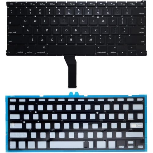  [아마존베스트]Padarsey Replacement Backlight Backlit Keyboard with 80 PCE Screws Compatible for MacBook Air 13-Inch A1369 A1466 MC965LL MC966LL EMC 2559 MD231LL/A MD760LL/A Series 2011 2012 2013