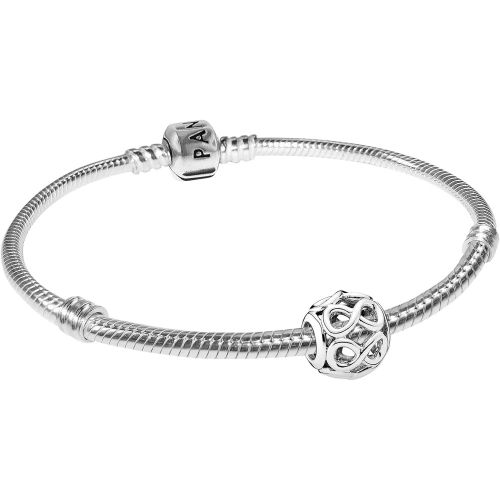  Brand: Pandora Pandora 08051 Infinity Bracelet Starter Set, Sterling Silver