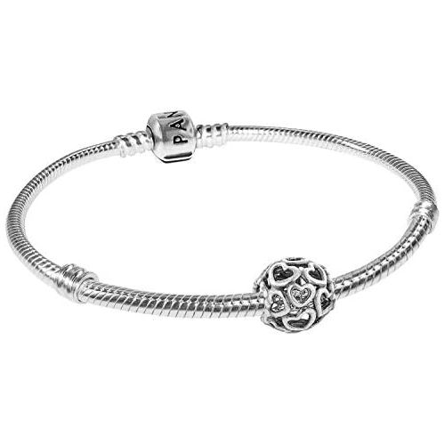  Brand: Pandora Pandora Starter Bracelet Hearty 79244, Sterling Silver, Silver