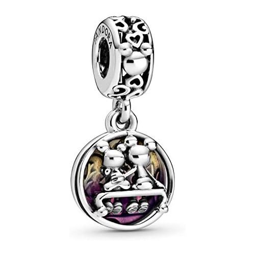  Brand: Pandora Pandora 798866C01 Mickey & Minnie Lucky to the End of Life Charm