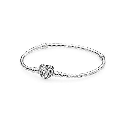  Brand: Pandora Pandora Moments Bracelet Silver Heart Pave PANDORA 590727CZ - 23