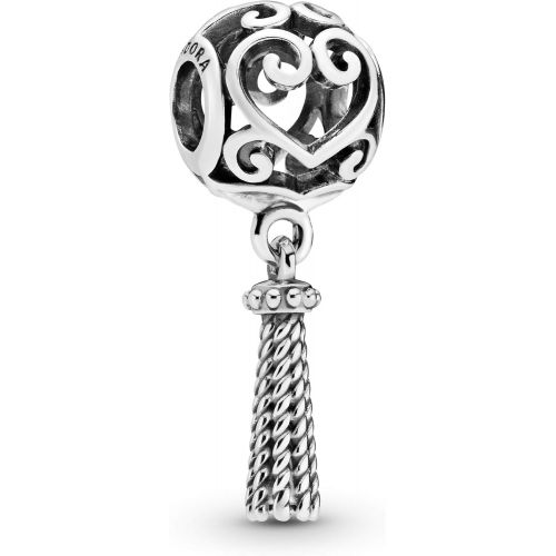  Brand: Pandora Pandora Charm Enchanted Heart Tassel Sterling Silver 797037