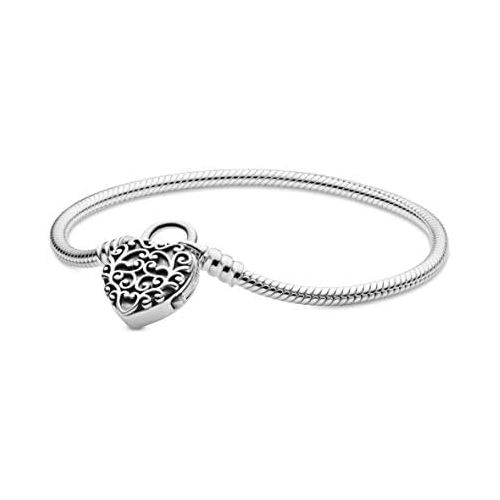  Brand: Pandora Pandora Moments Smooth 597602 Womens Bracelet, Silver
