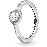 Brand: Pandora Pandora 190946CZ Womens Ring Classic Elegance 925 Silver Zirconia White, Silver, Silver