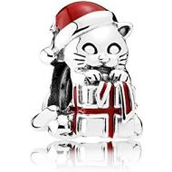 Brand: Pandora Pandora Silver Cat Charm Christmas Cat