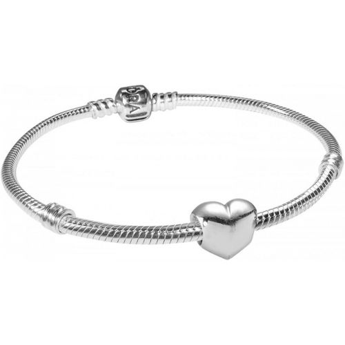  Brand: Pandora Pandora Bracelet with Heart Charm of 17cm - 590702HV-17+790137