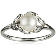 Brand: Pandora Pandora Womens Ring Bright Leaves 925 Silver Pearl White  190967P, Silver, Silver