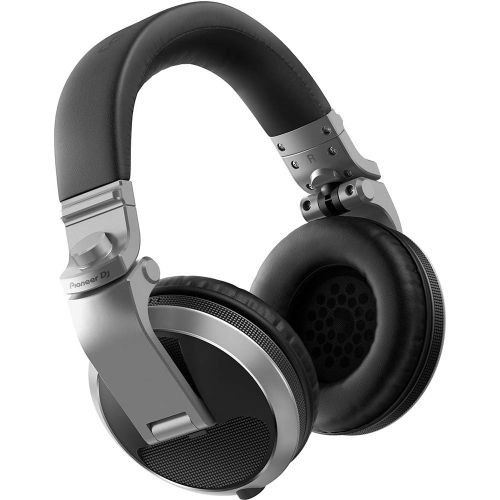 파이오니아 Pioneer Pro DJ DJ Headphones, Silver (HDJ-X5-S)