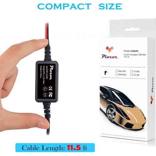  [아마존베스트]Dash Cam Hardwire Kit, Mini USB Hard Wire Kit Fuse for Dashcam, Plozoe 12V-30V to 5V Car Dash Camera Charger Power Cord, Gift 4 Fuse Tap Cable and Installation Tool（11.5ft）