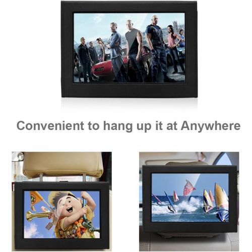  [아마존베스트]QKK Portable DVD Player Headrest Mount for Swivel & Flip Style Portable DVD Player (15.4 inch)