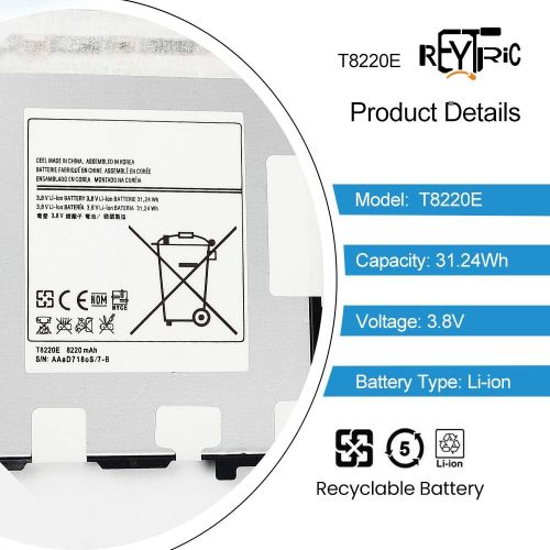  [아마존베스트]Tanaka New Replacement T8220E Battery Compatible Samsung Galaxy Note 10.1 2014 Tablet Batteries with Tools fit SM-P600 SM-T520 SM-P605 Series 8220mAh 3.8V