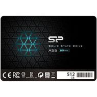 [아마존베스트]SP Silicon Power Silicon Power 512GB SSD 3D NAND A55 SLC Cache Performance Boost SATA III 2.5 7mm (0.28) Internal Solid State Drive (SP512GBSS3A55S25)