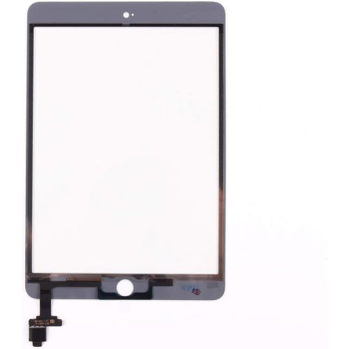  [아마존베스트]Screen Replacement for IPad Mini 3-SRJTEK Touch Screen Digitizer Glass A1599 A1600,Repair Parts with IC Chip Assembly Kits,Tempered Glass Included (White)